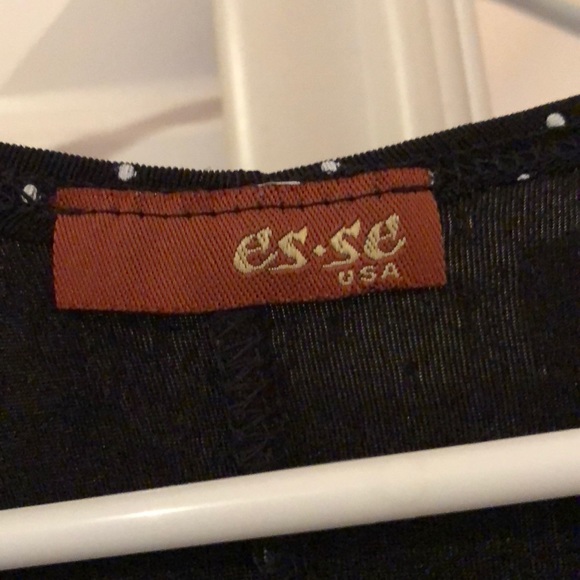 Black and white polka dot dress - Picture 2 of 4